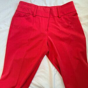 NY&Co 7th Avenue Design Studio – Petite 4 – Bright Red Dress Pants